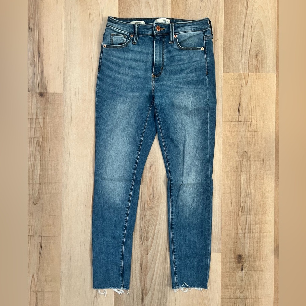 High rise skinny jeans